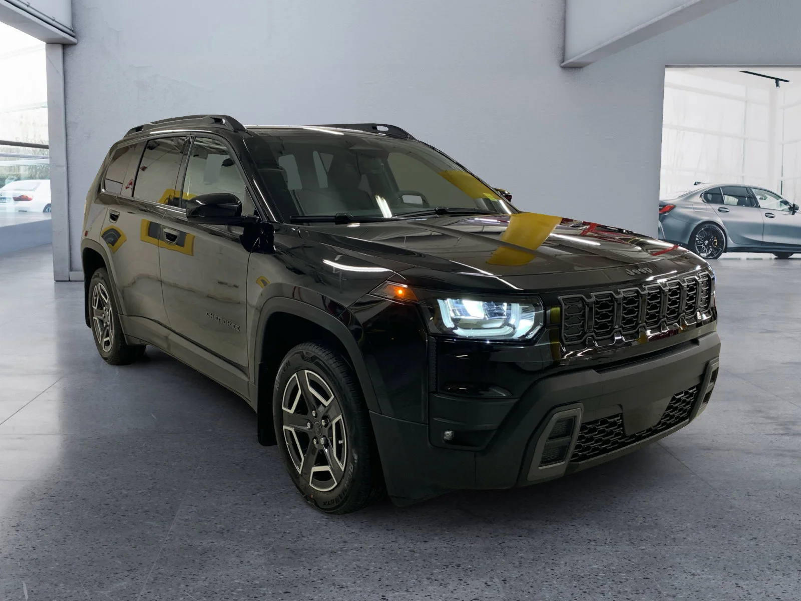 New 2026 Diamond Black Crystal Pearl Jeep Laredo image 7