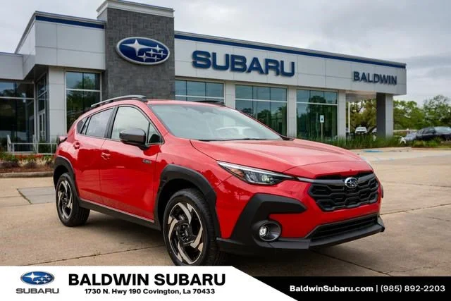 New 2026 Pure Red Subaru Limited Hybrid image 1