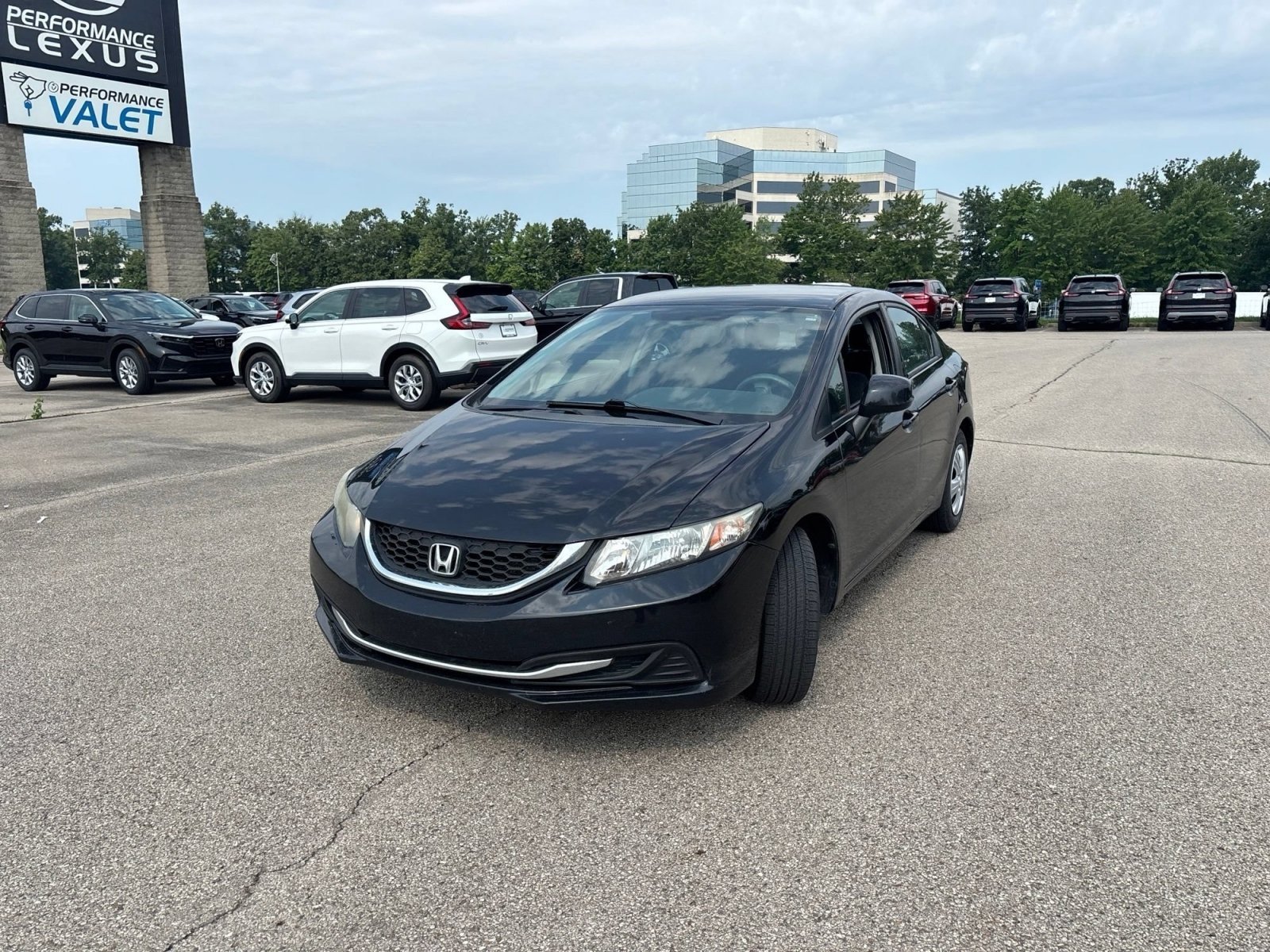 Used 2013 Crystal Black Pearl Honda LX image 11