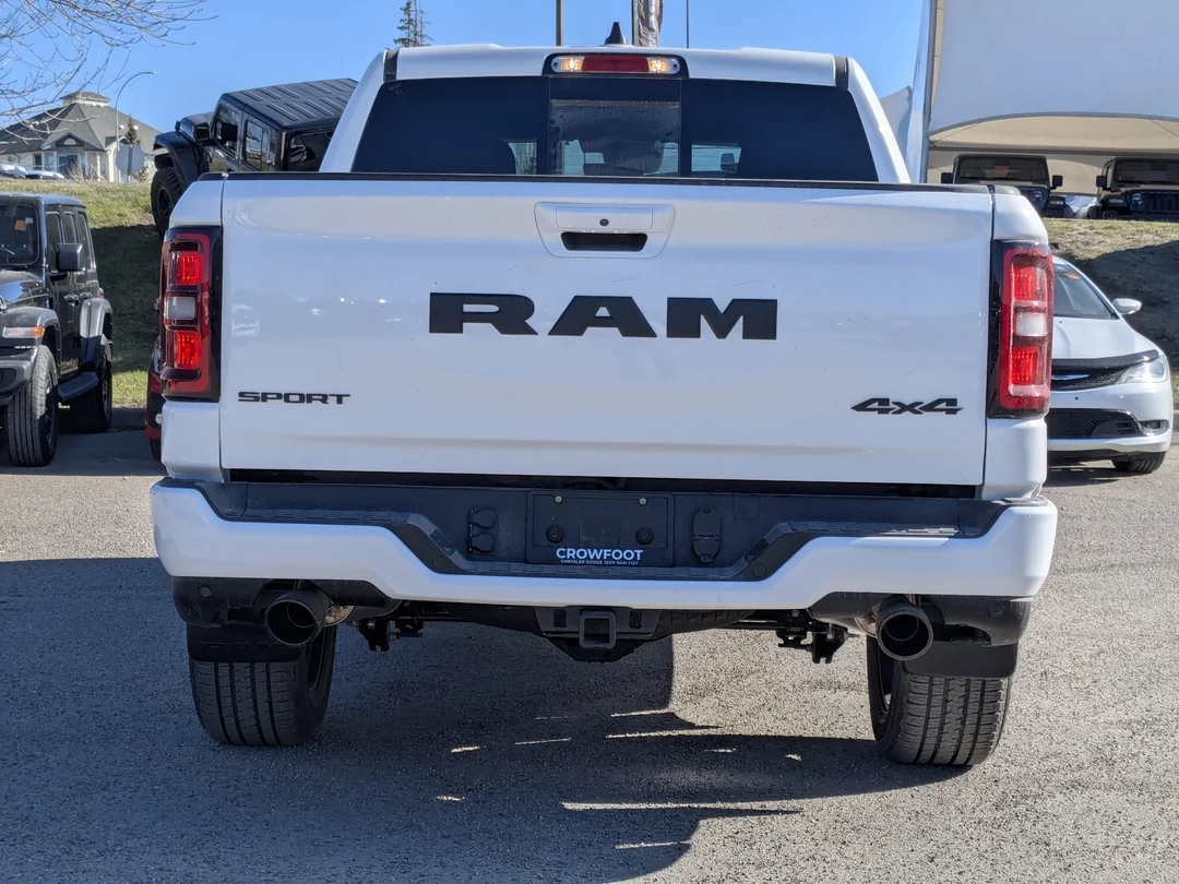 New 2026 White RAM Sport - - Sport Level 1 Equip Grp - Night Edition - 19-Spkr H/K Sound - 14.4 Uconnect Nav & More! image 7