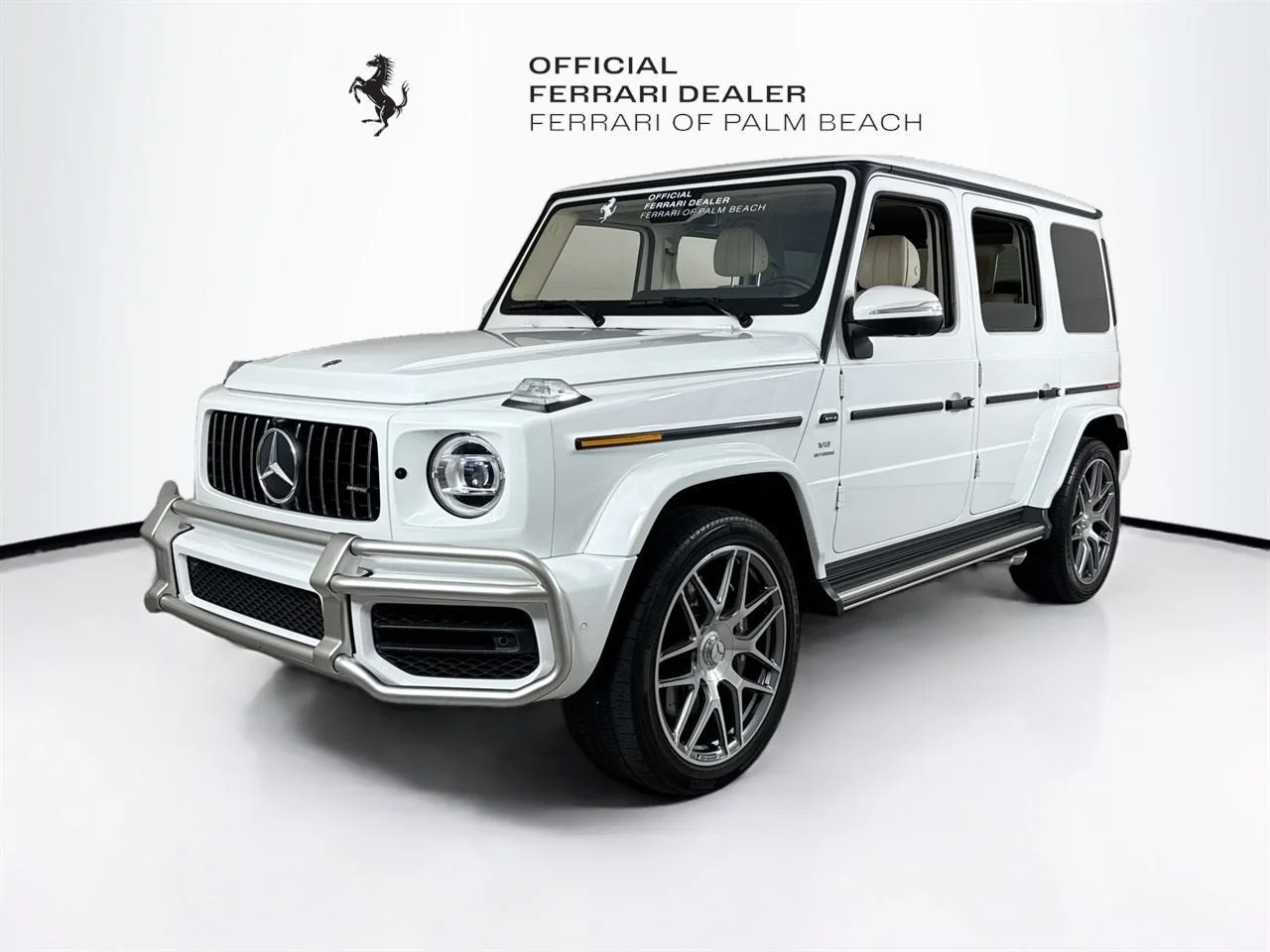 Used 2023 MANUFAKTUR Moonlight White Metallic Mercedes-Benz G 63 AMG® image 3
