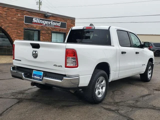 Used 2023 Bright White Clearcoat Ram Big Horn image 3