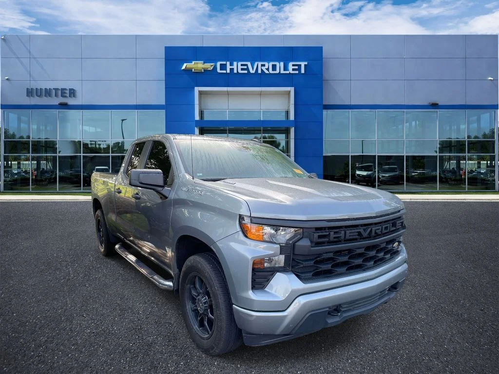 Used 2025 Sterling Gray Metallic Chevrolet Custom image 1