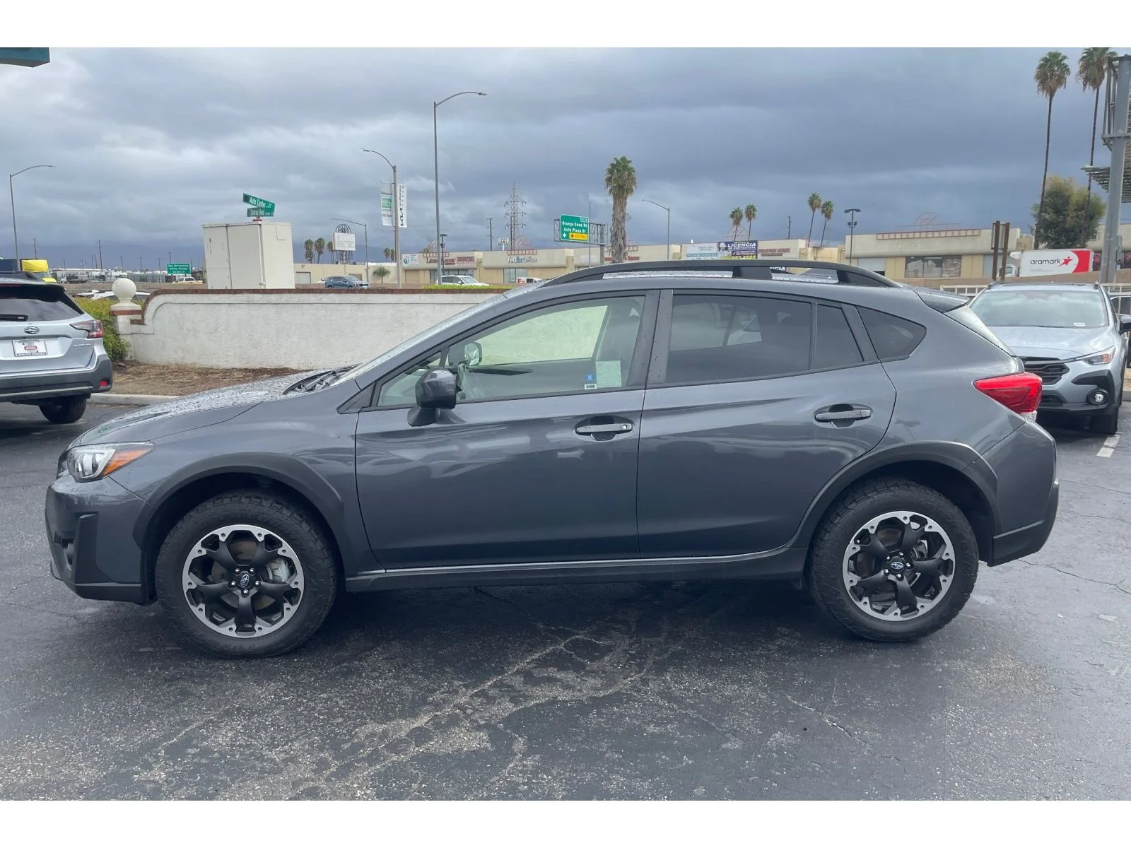 Used 2023 Magnetite Gray Metallic Subaru Premium image 2