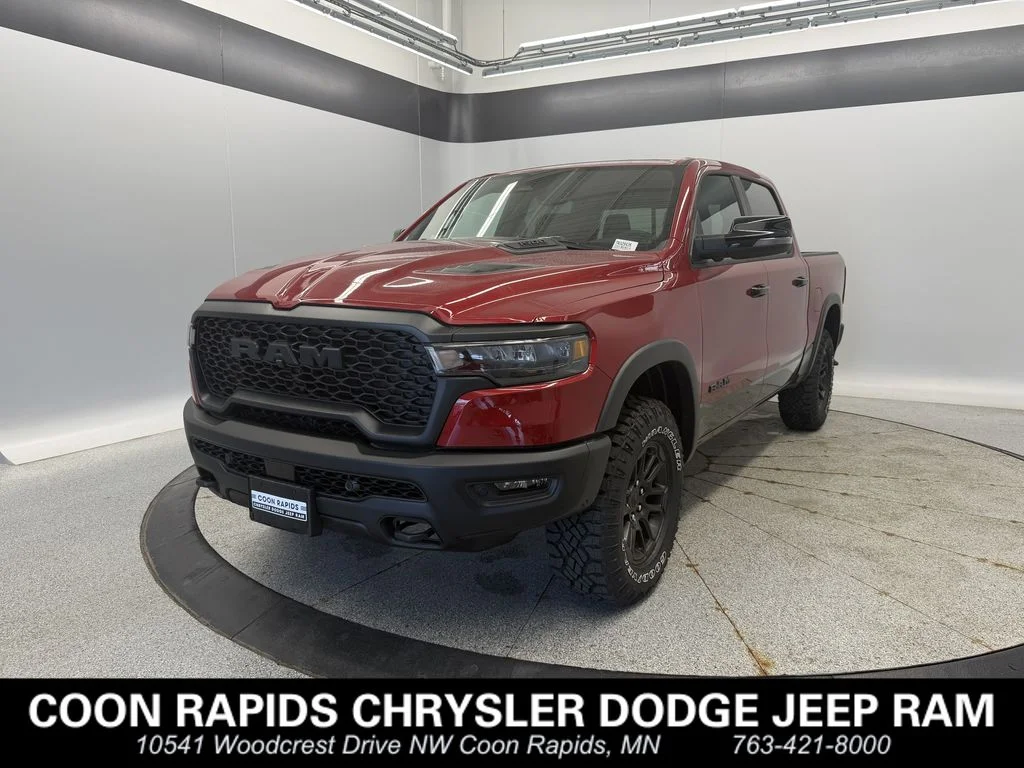 New 2026 Molten Red Pearl-Coat Exterior Paint Ram Rebel image 1