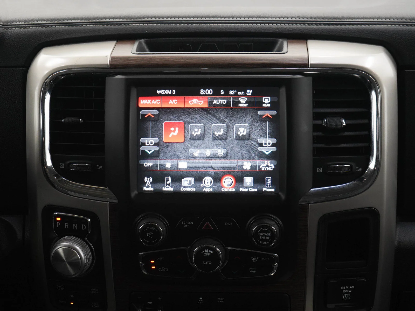Used 2017 Brilliant Black Crystal Pearlcoat Ram Laramie image 15
