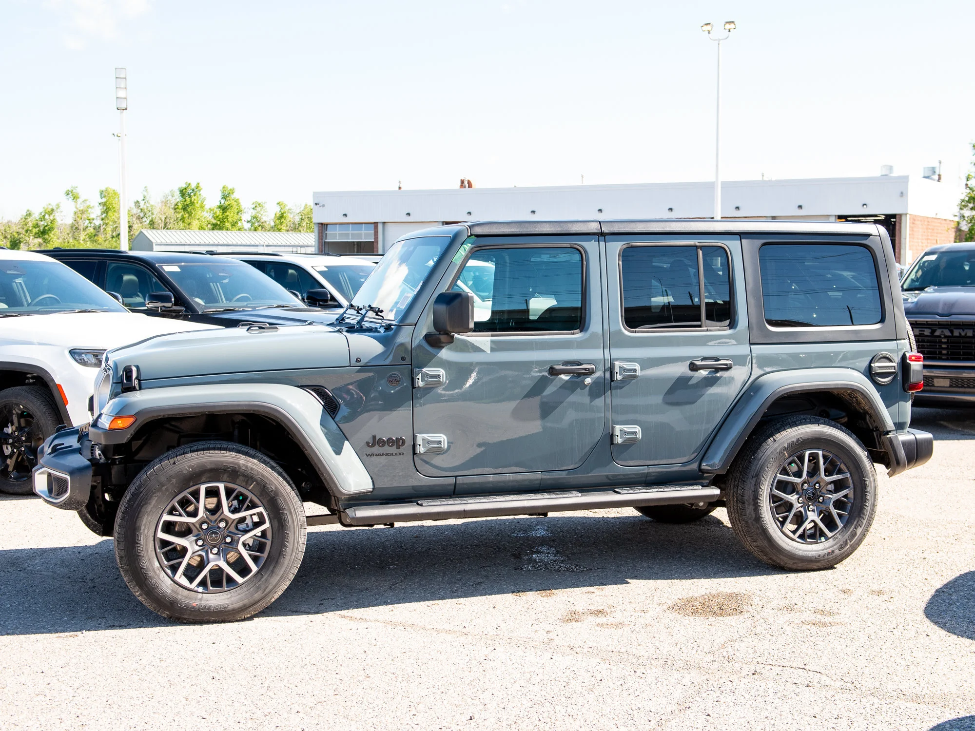 New 2026 Dark blue Jeep Sahara* 4 Door 4x4, Side Steps, Remote Start, Heated Seats image 2