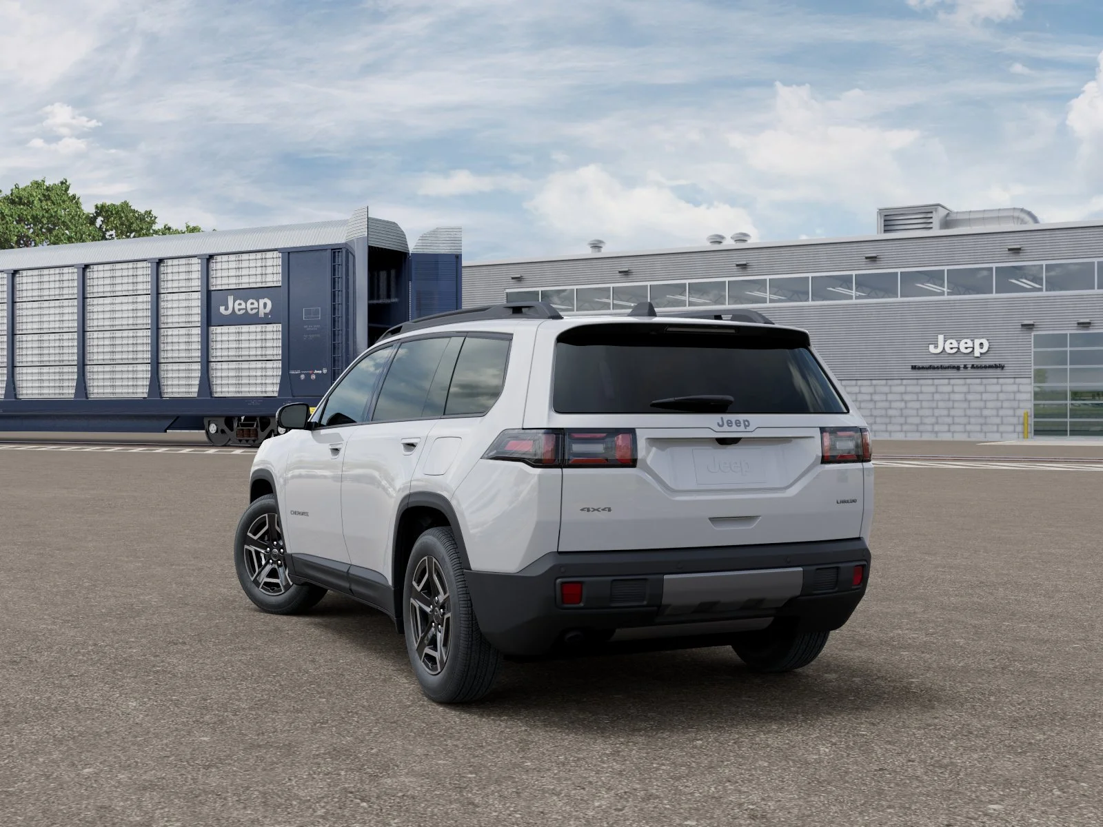 New 2026 Bright White Clear-Coat Exterior Paint Jeep Laredo image 29
