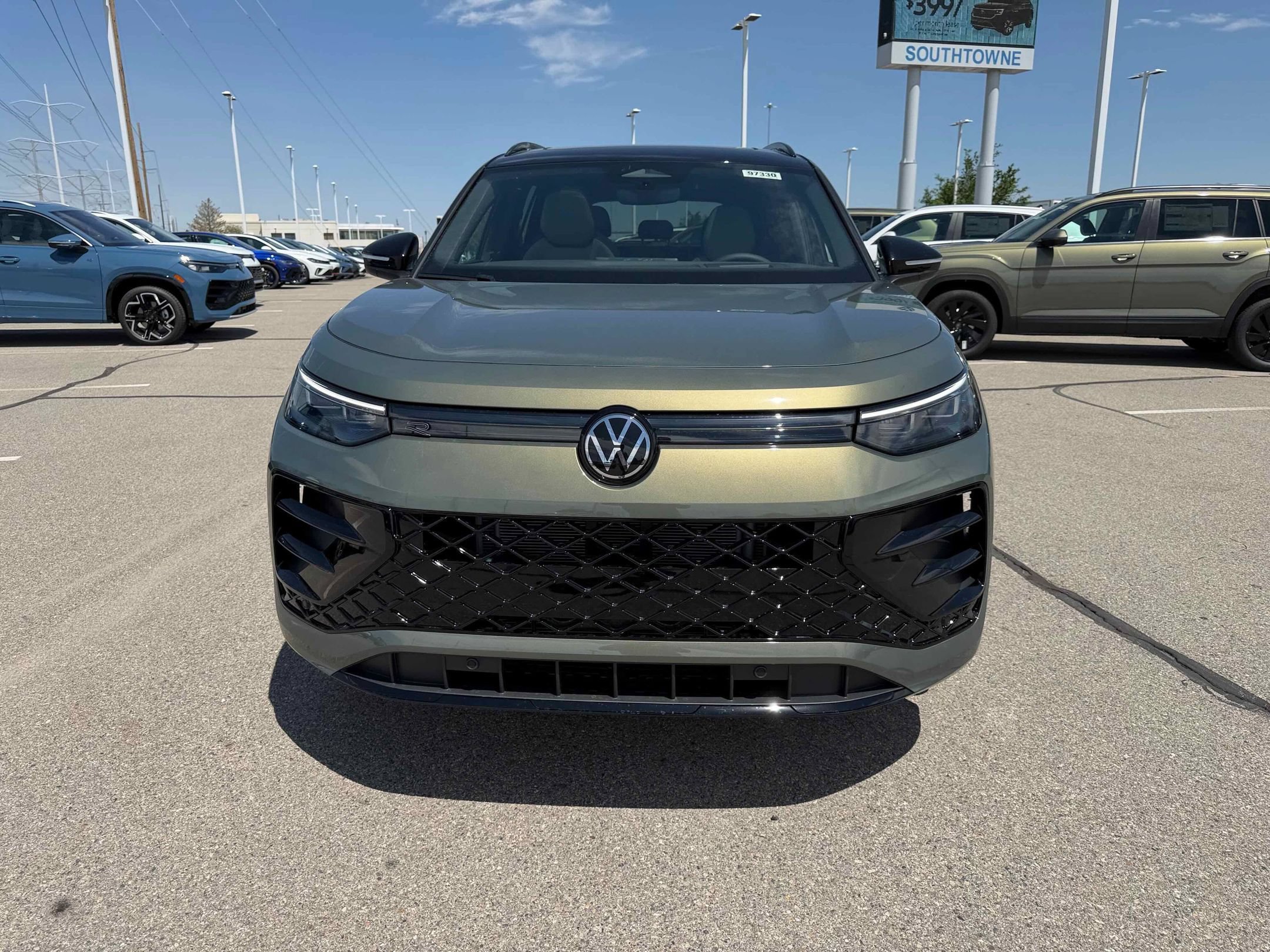 New 2026 Green Volkswagen SE R-Line Black image 11