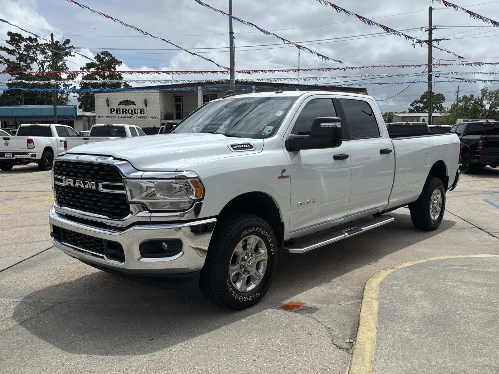 Used 2024 Bright White Clearcoat Ram Big Horn image 3