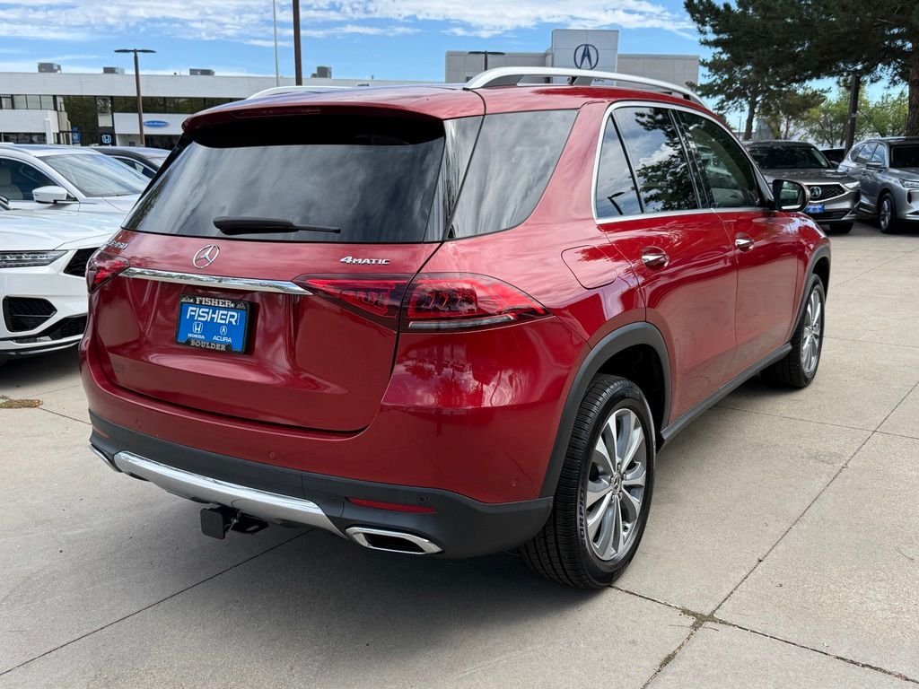 Used 2020 designo Cardinal Red Metallic Mercedes-Benz GLE 450 image 4