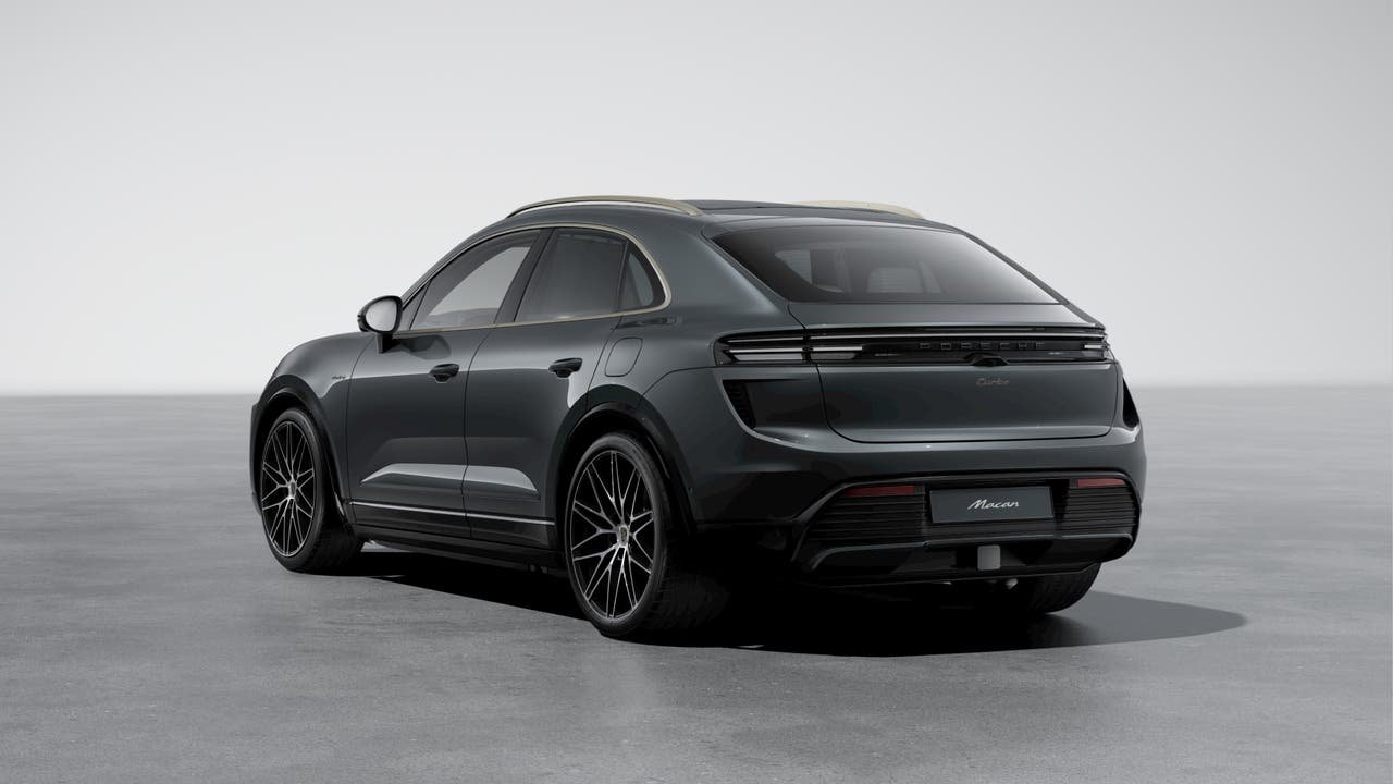 New 2026 Volcano Grey Metallic Porsche Turbo Electric image 3