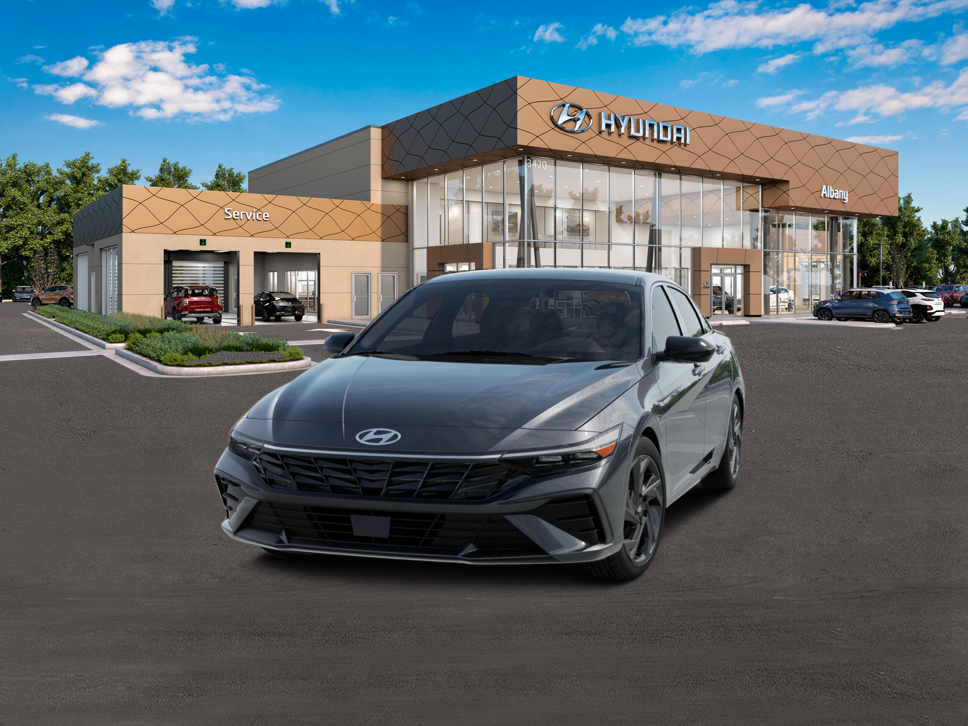 New 2026 Gray Hyundai SEL Sport Plus image 1