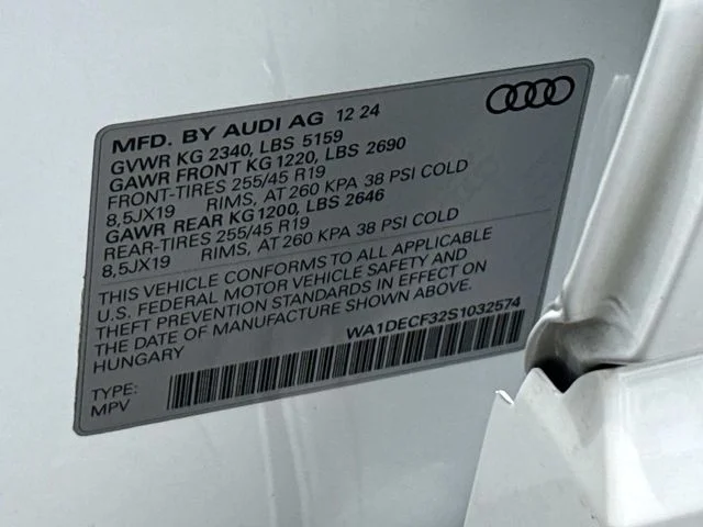 Used 2025 White Audi Premium image 30