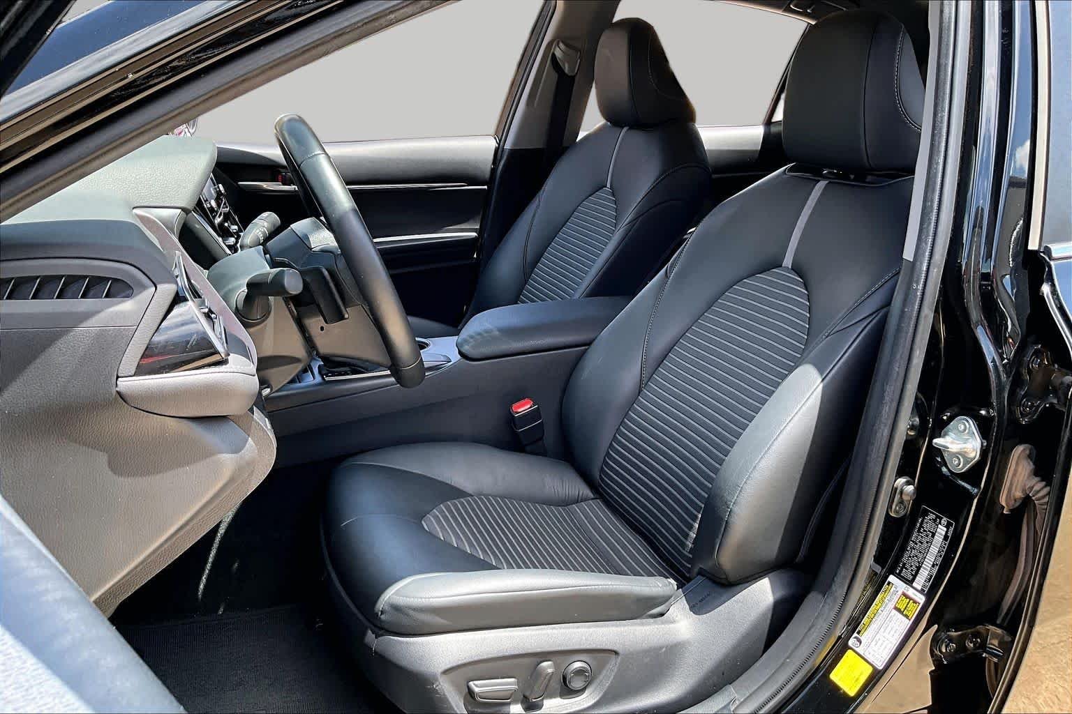 Used 2023 Midnight Black Metallic Toyota SE Nightshade image 7