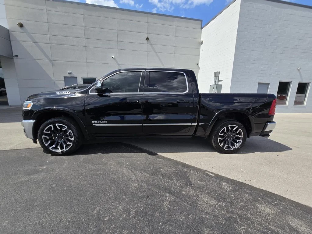 Used 2025 Diamond Black Crystal Pearlcoat Ram Limited image 4