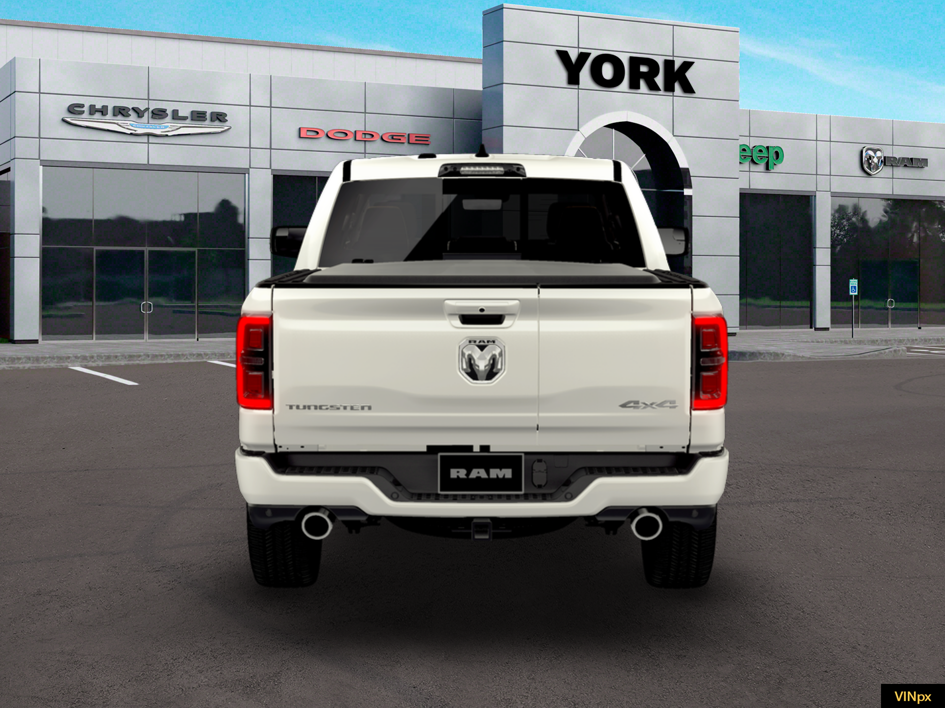 New 2026 Ivory White Tri-Coat Pearl-Coat Exterior Paint RAM Tungsten image 18