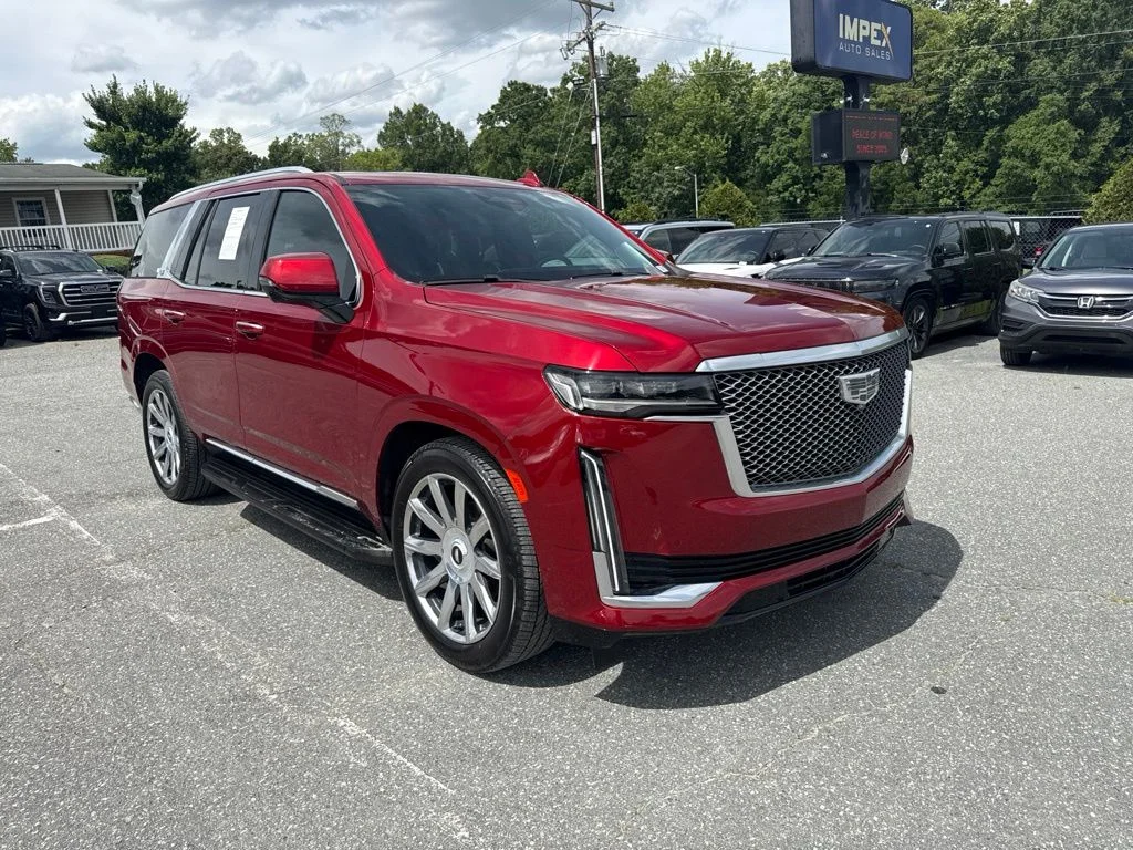 Used 2021 Red Cadillac Premium Luxury Platinum image 4