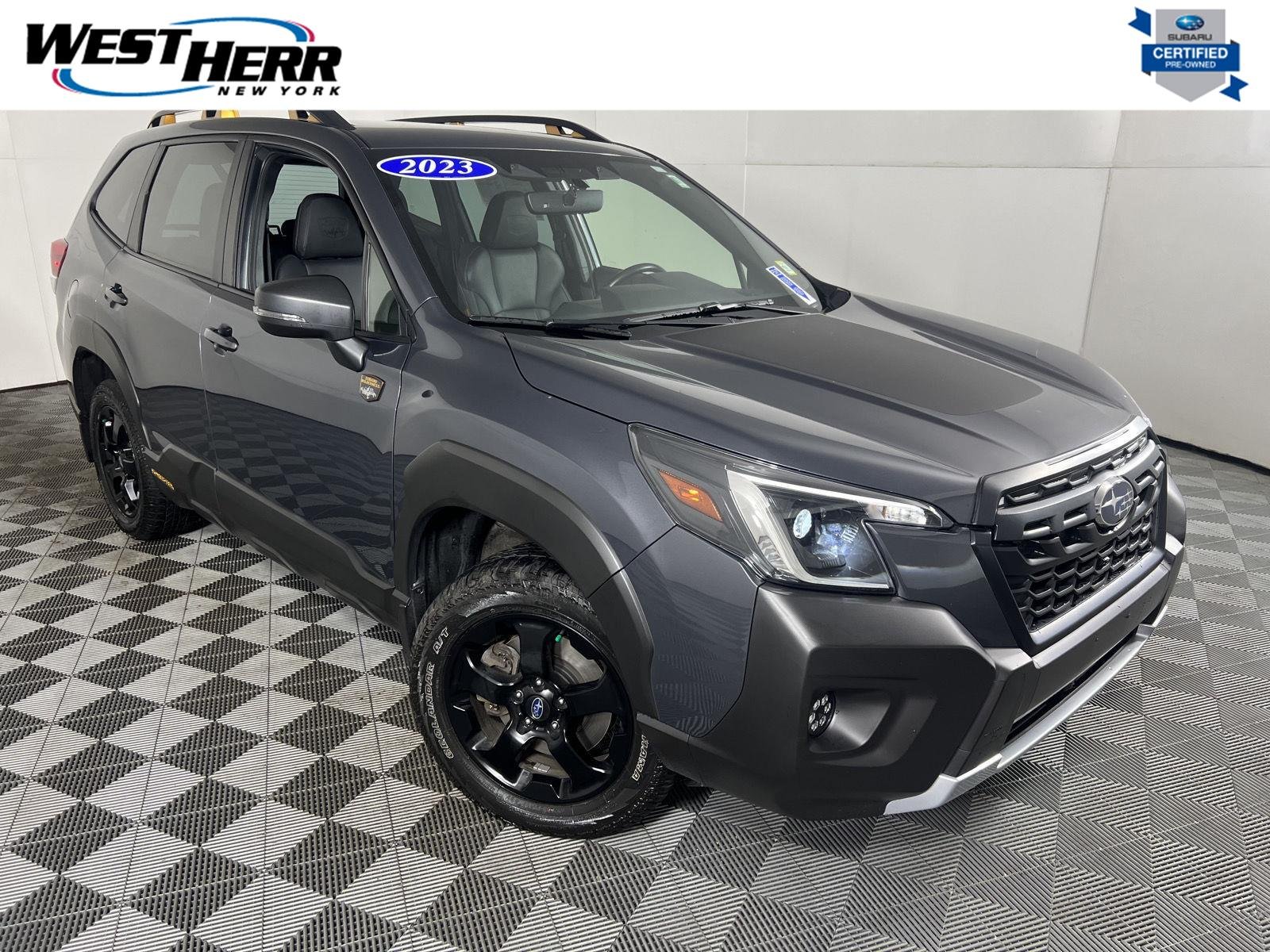Certified Used 2023 Gray Metallic Subaru Wilderness image 1