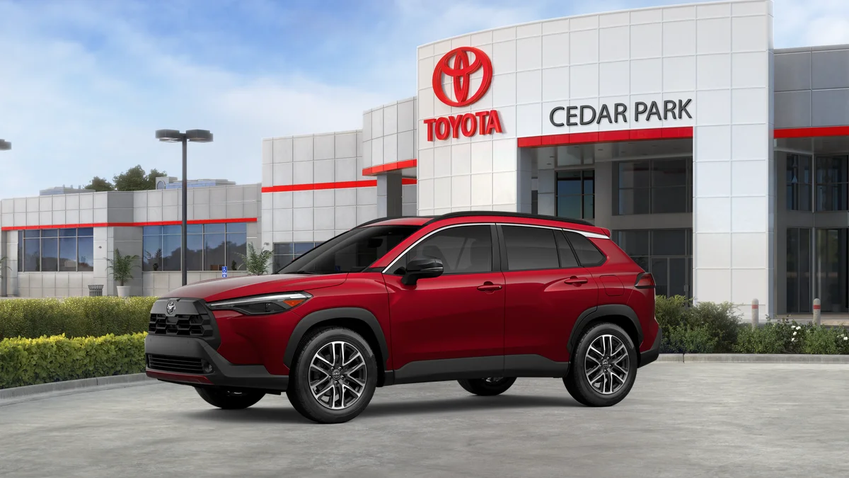 New 2026 Soul Red Crystal Toyota XLE image 2