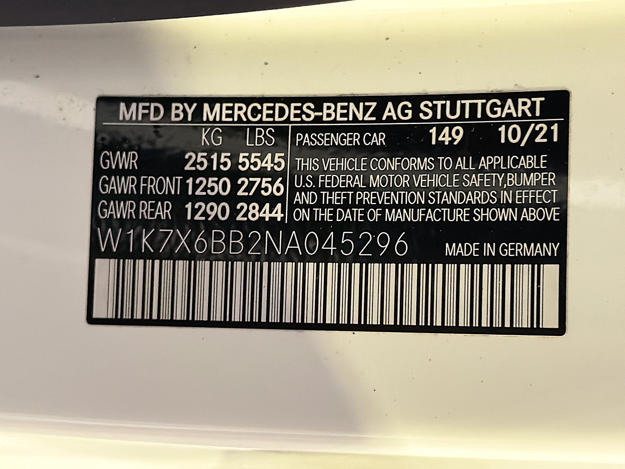 Used 2022 Polar White Mercedes-Benz AMG® GT 53 image 42