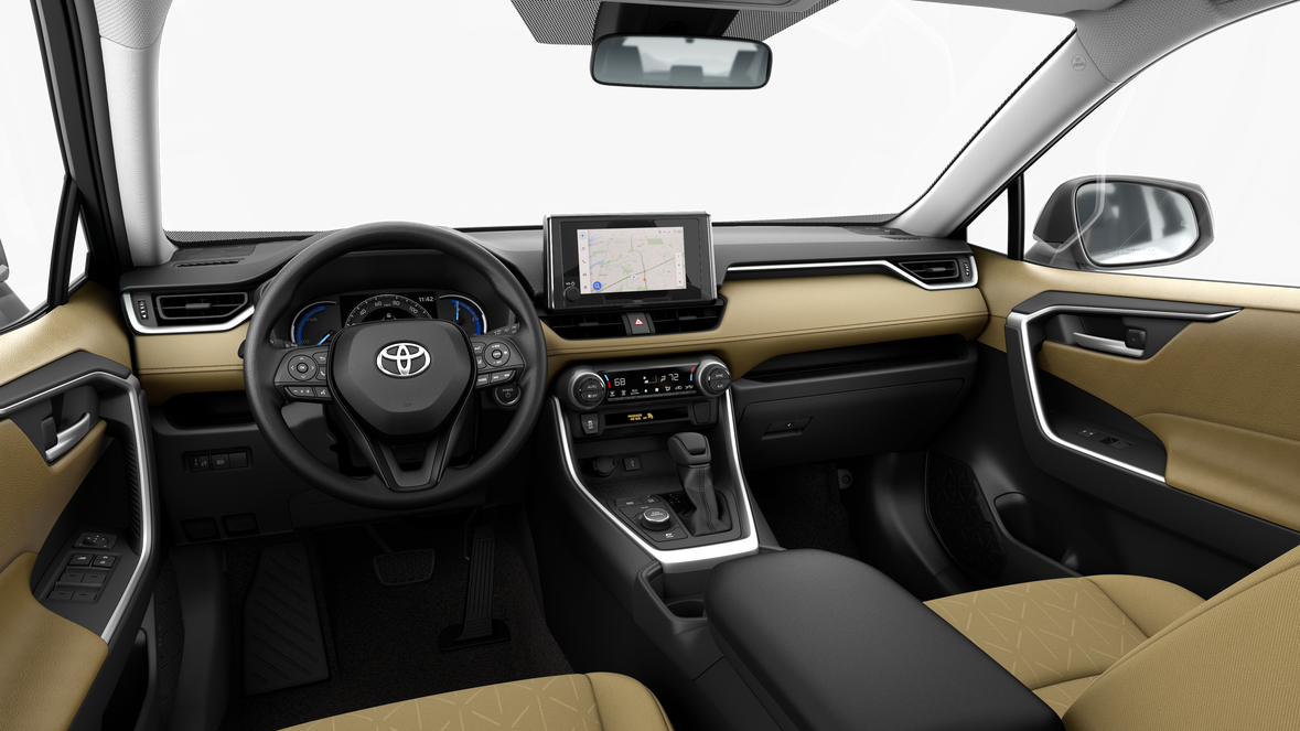 New 2025 Midnight Black Metallic Toyota Hybrid XLE image 5