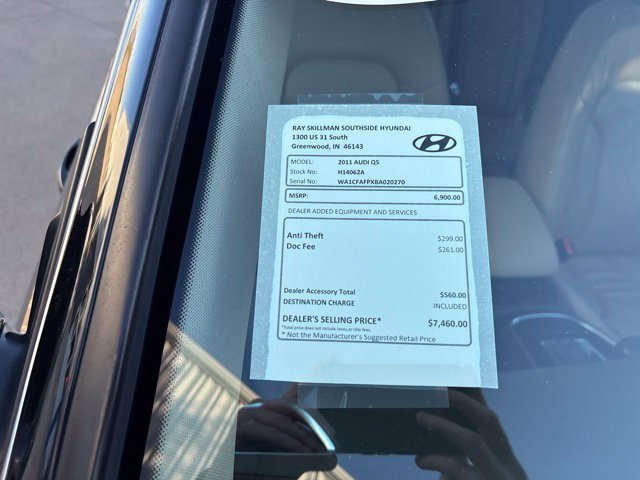 Used 2011 Audi Q5 Premium with VIN WA1CFAFPXBA020270 for sale in Greenwood, IN