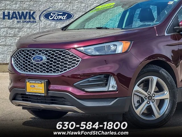 Certified Used 2023 Burgundy Ford SEL image 27