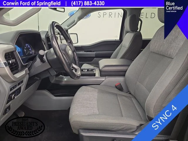Certified Used 2022 Antimatter Blue Metallic Ford XLT image 21
