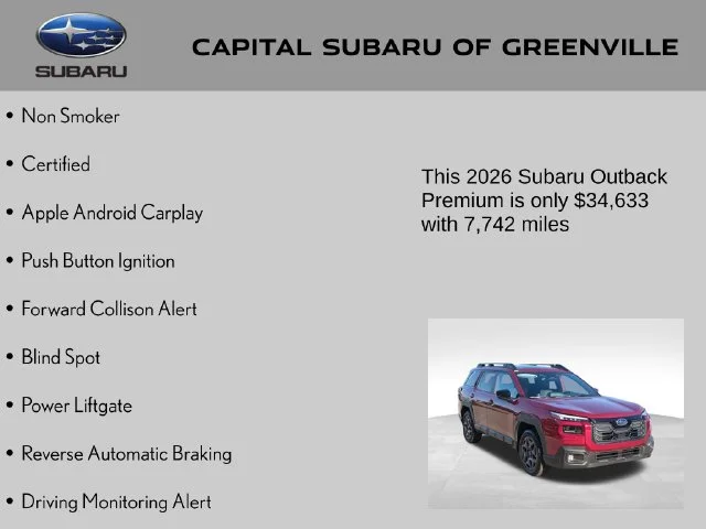 Used 2026 Red Subaru Premium image 9