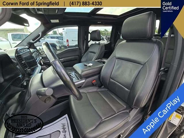 Used 2023 Carbonized Gray Metallic Ford Lariat image 6