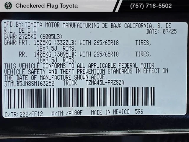 Used 2025 Black Toyota TRD Sport image 47