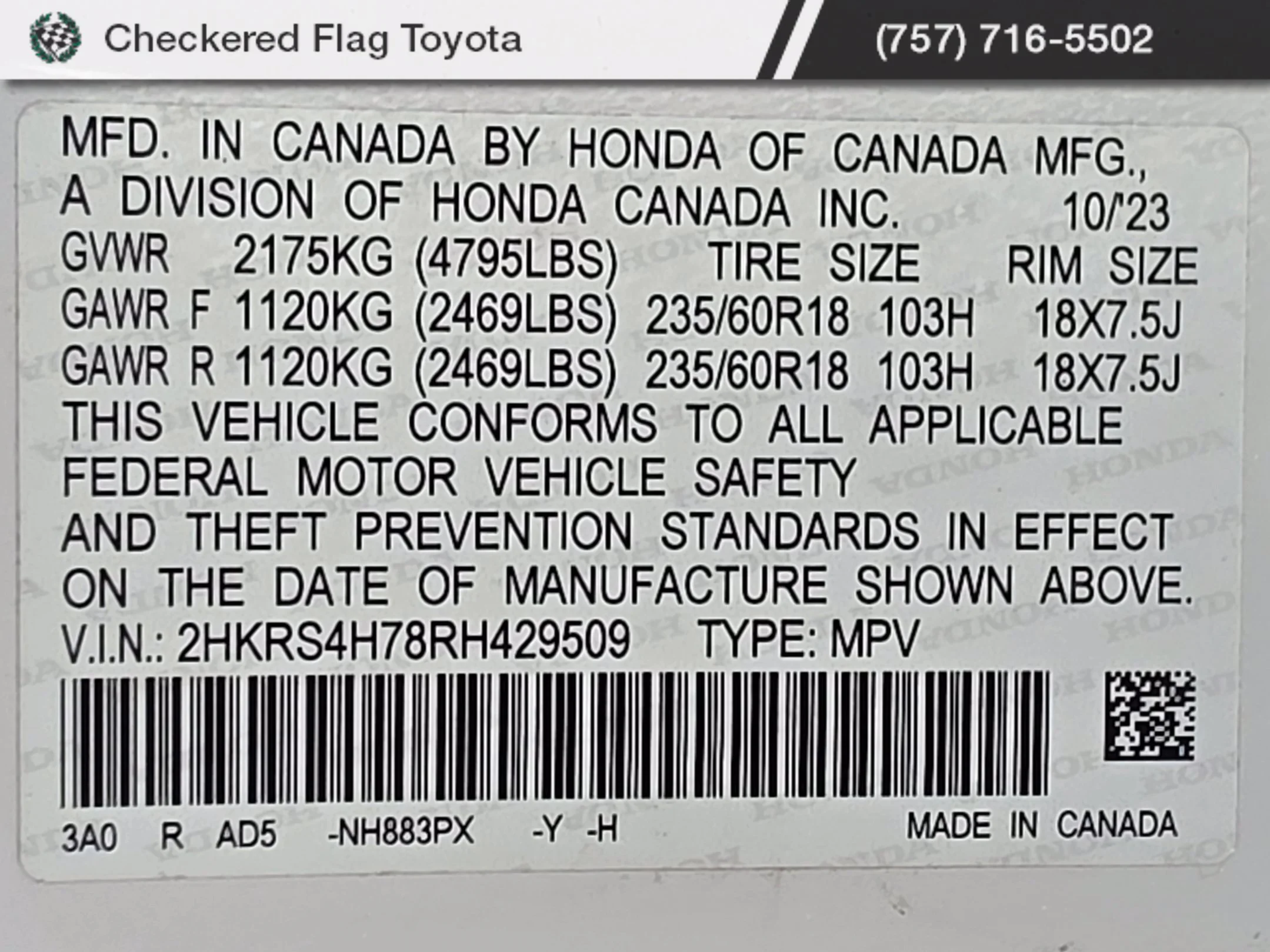 2024 Honda CR-V EX-L - Photo 27