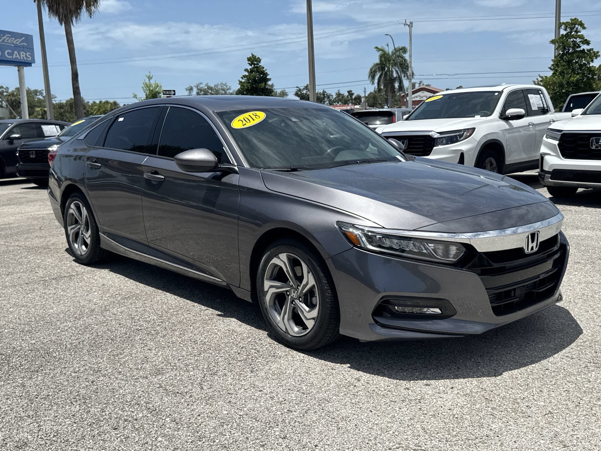 Used 2018 Modern Steel Metallic Honda EX 1.5T image 2