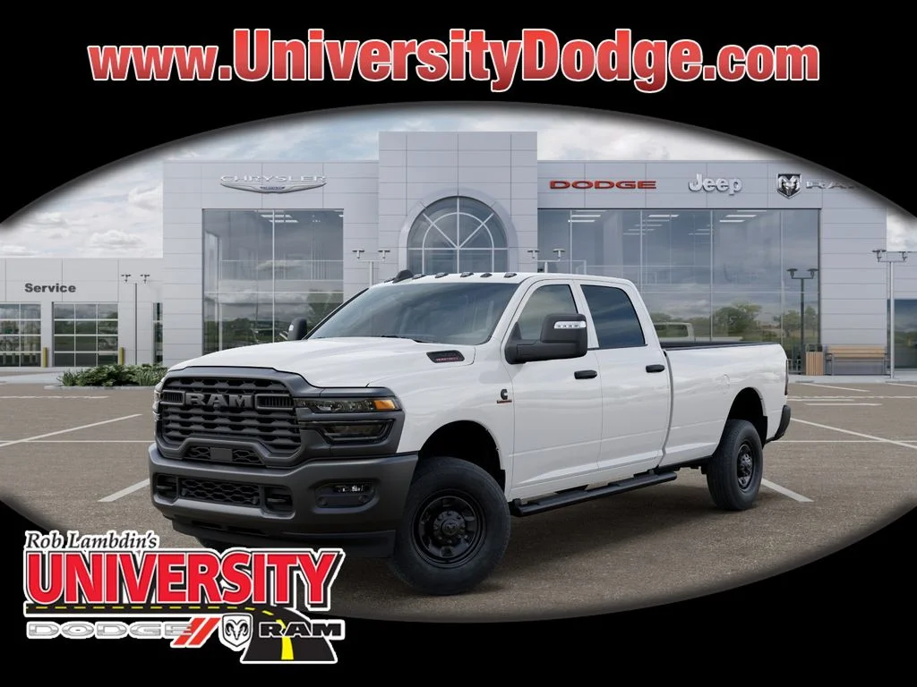 New 2026 Bright White Clear-Coat Exterior Paint RAM Tradesman image 1