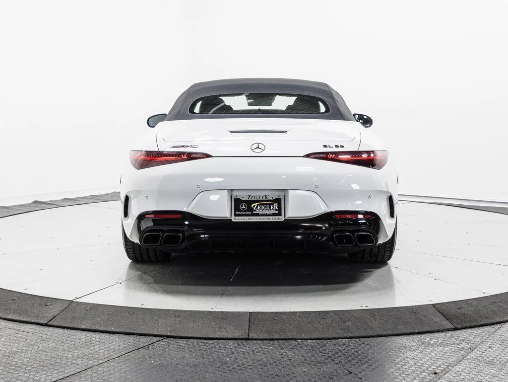 Used 2022 MANUFAKTUR Moonlight White Metallic Mercedes-Benz SL 55 AMG® image 32