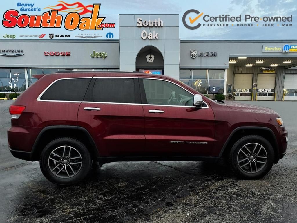 Certified 2019 Jeep Grand Cherokee Limited with VIN 1C4RJFBG0KC669114 for sale in Matteson, IL