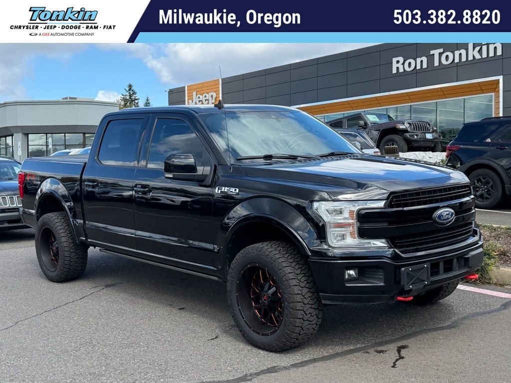 Used 2020 Agate Black Metallic Ford Lariat image 1