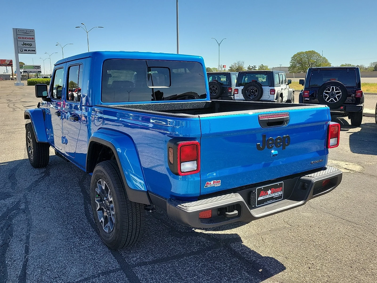 New 2026 Hydro Blue Pearlcoat Jeep SAHARA 4X4 image 3
