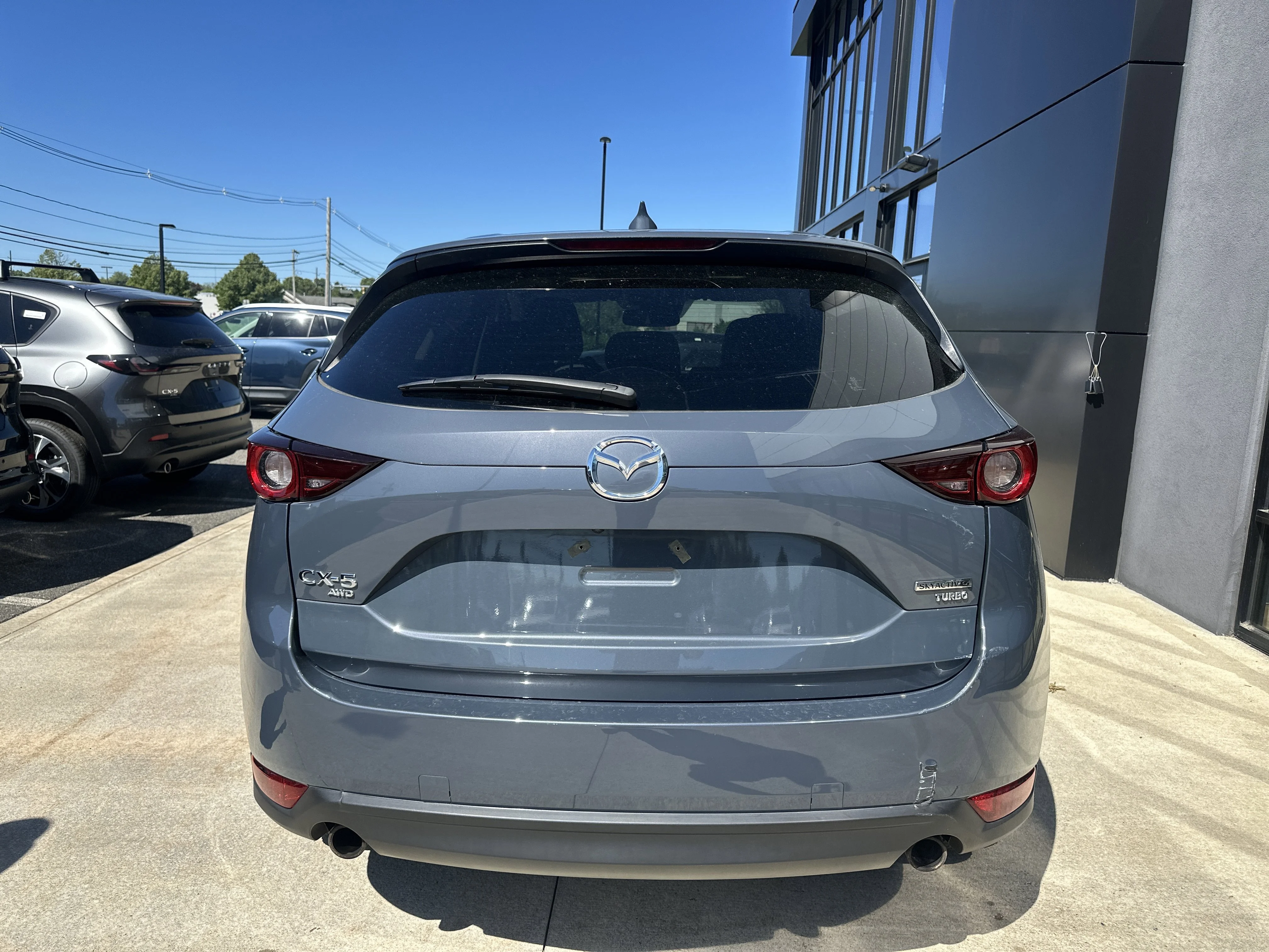 Used 2021 Polymetal Gray Mazda Carbon Edition Turbo image 7