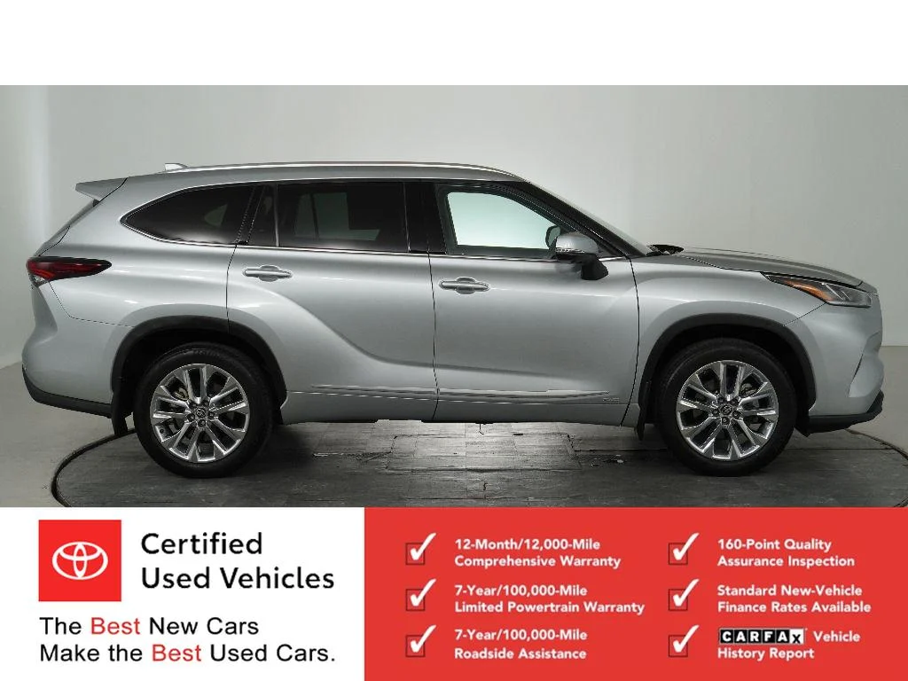Used 2025 Celestial Silver Metallic Toyota Hybrid Limited image 2