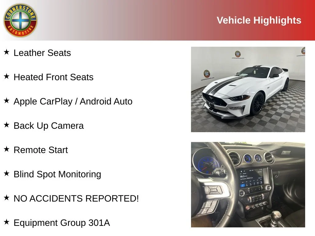 Used 2019 Ford Mustang GT with VIN 1FA6P8CF3K5118625 for sale in Elk River, Minnesota