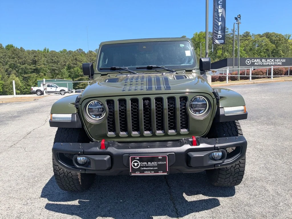 Used 2021 Sarge Green Clearcoat Jeep Unlimited Rubicon image 2