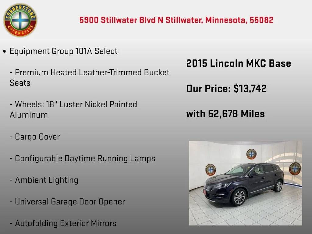 Used 2015 Purple Lincoln Base image 5