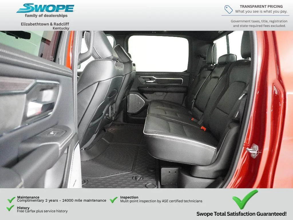 New 2026 Molten Red Pearl-Coat Exterior Paint RAM Laramie image 12