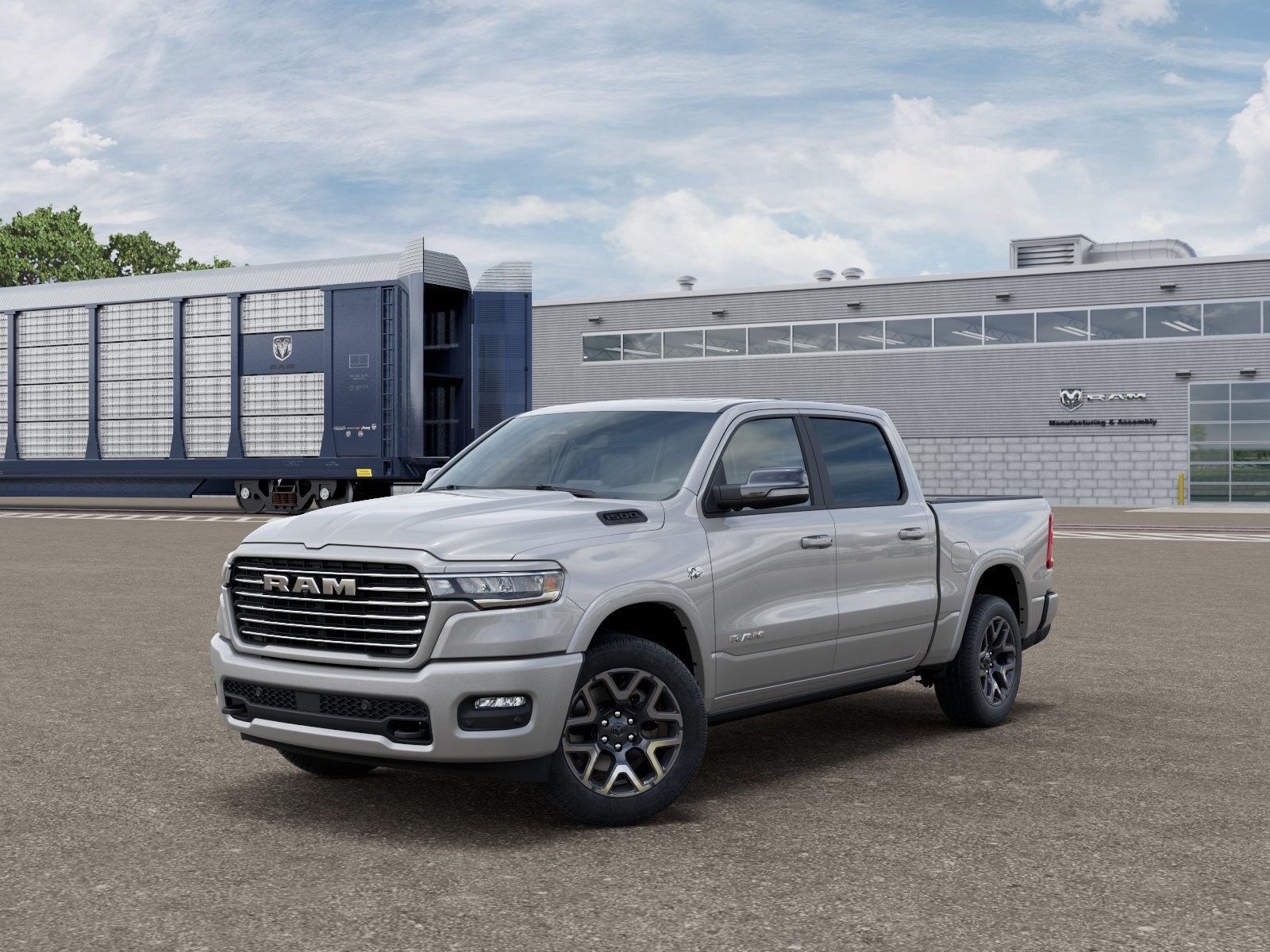 New 2027 Silver Zynith Exterior Paint RAM Laramie Southwest Edition image 1