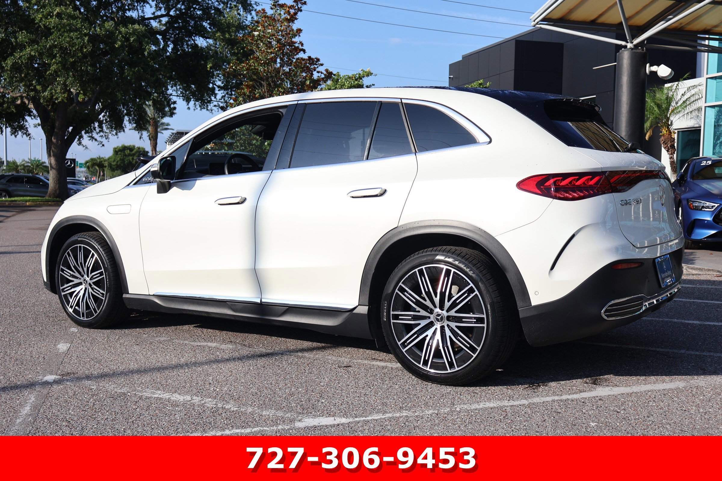 Certified Used 2023 MANUFAKTUR Diamond White Metallic Mercedes-Benz EQE 350 image 7