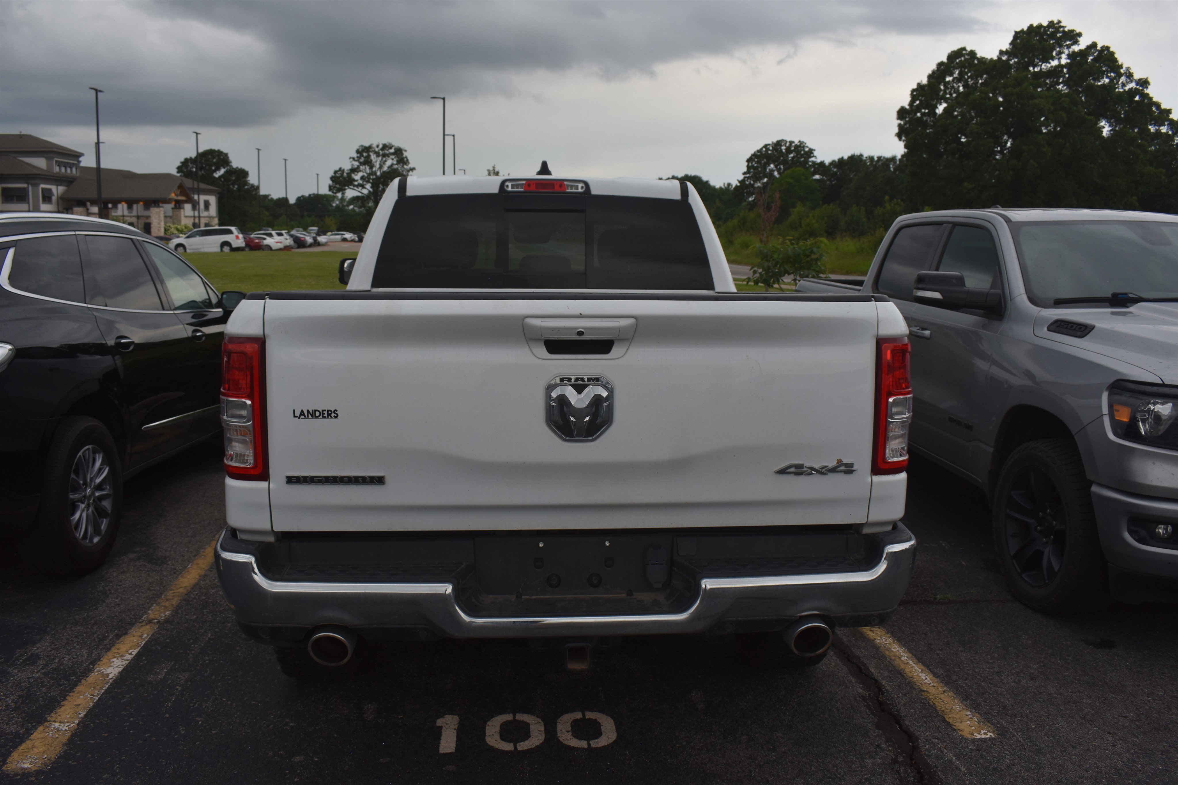 Used 2022 Bright White Clearcoat Ram Big Horn image 4