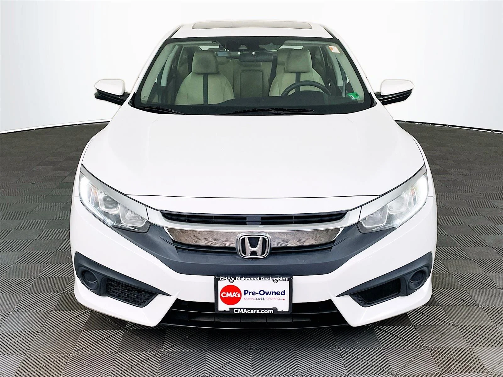 Used 2016 Honda Civic EX with VIN 2HGFC2F80GH523374 for sale in South Chesterfield, VA