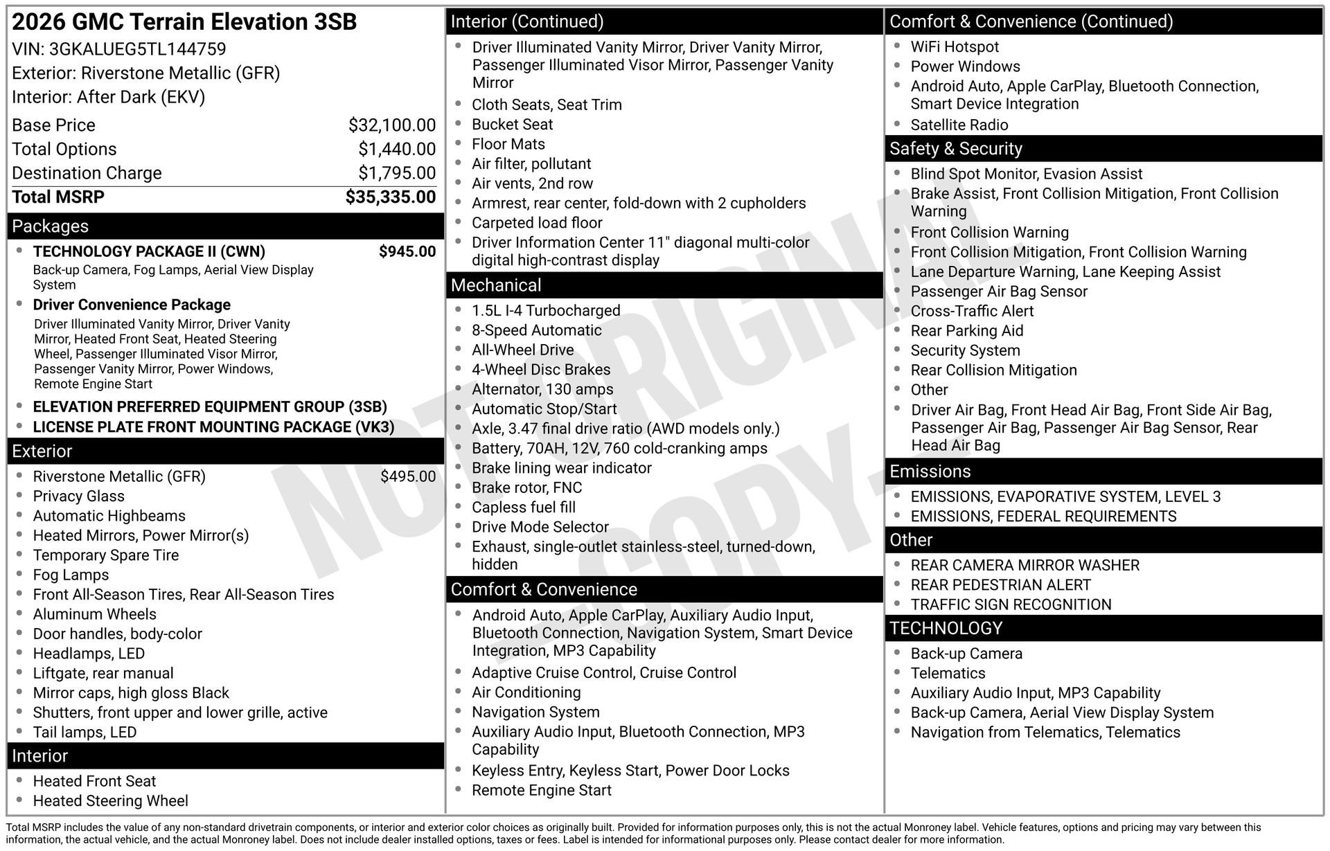 2026 GMC TERRAIN - Image 3